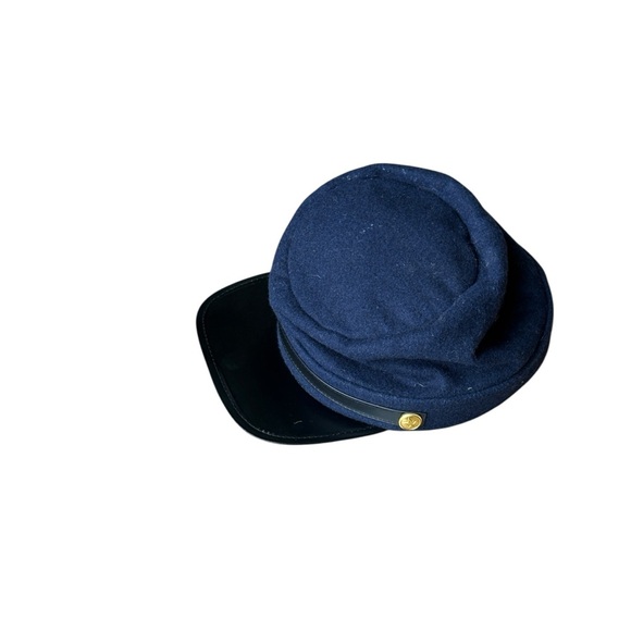 Civil War Union Soldier Costume Hat 100% Wool Size Medium Replica Cap - Picture 1 of 7
